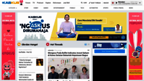 What Kaskus.co.id website looked like in 2021 (3 years ago)
