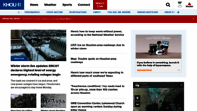 What Khou.com website looked like in 2021 (3 years ago)