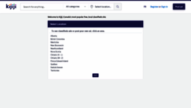 What Kijiji.ca website looked like in 2021 (4 years ago)