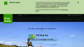 What Kiwibank.co.nz website looked like in 2021 (3 years ago)