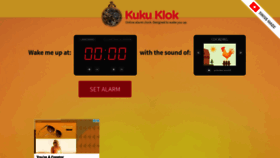 What Kukuklok.com website looked like in 2021 (3 years ago)