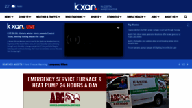 What Kxan.com website looked like in 2021 (3 years ago)