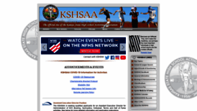What Kshsaa.org website looked like in 2021 (3 years ago)