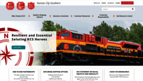 What Kcsouthern.com website looked like in 2021 (3 years ago)