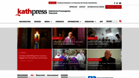 What Kathpress.at website looked like in 2021 (3 years ago)