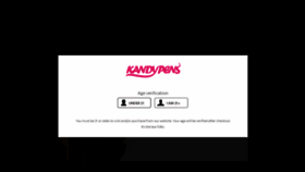 What Kandypens.com website looked like in 2021 (3 years ago)