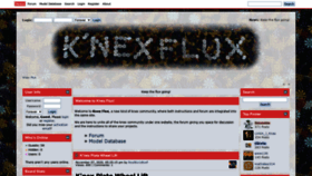 What Knexflux.net website looked like in 2021 (3 years ago)