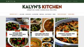What Kalynskitchen.com website looked like in 2021 (3 years ago)