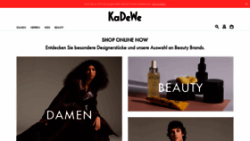 What Kadewe.de website looked like in 2021 (3 years ago)