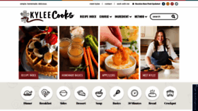 What Kyleecooks.com website looked like in 2021 (3 years ago)