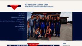 What Kaufmann-kfz.de website looked like in 2021 (3 years ago)
