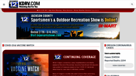 What Kdrv.com website looked like in 2021 (3 years ago)