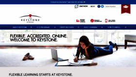 What Keystoneschoolonline.com website looked like in 2021 (3 years ago)