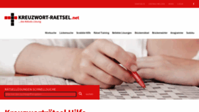 What Kreuzwort-raetsel.net website looked like in 2021 (3 years ago)