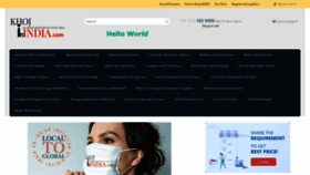 What Khojinindia.com website looked like in 2021 (3 years ago)