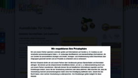 What Kinder-malvorlagen.com website looked like in 2021 (3 years ago)