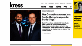 What Kress.de website looked like in 2021 (4 years ago)