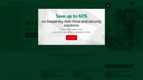 What Kaspersky.ca website looked like in 2021 (3 years ago)