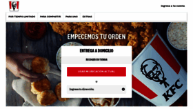 What Kfc.com.mx website looked like in 2021 (5 years ago)