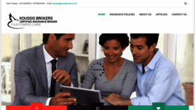 What Koussisbrokers.com website looked like in 2021 (3 years ago)