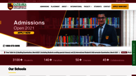 What Kazirangauniversity.in website looked like in 2021 (3 years ago)
