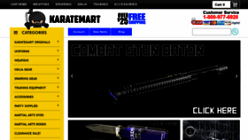 What Karatemart.com website looked like in 2021 (3 years ago)
