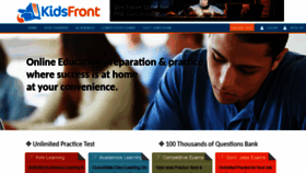 What Kidsfront.com website looked like in 2021 (3 years ago)