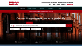 What Knightfrank.co.uk website looked like in 2021 (3 years ago)