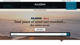 What Kuoni.co.uk website looked like in 2021 (3 years ago)