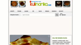 What Kulinarika.net website looked like in 2021 (3 years ago)