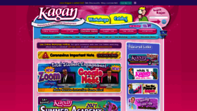 What Kaganonline.com website looked like in 2021 (4 years ago)