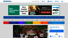 What Kupang.tribunnews.com website looked like in 2021 (3 years ago)