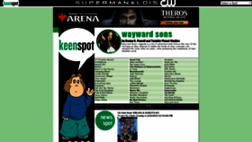 What Keenspot.com website looked like in 2021 (3 years ago)
