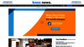What Knoxnews.com website looked like in 2021 (3 years ago)