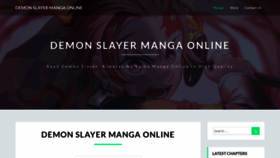 What Kimetsu-noyaiba-manga.com website looked like in 2021 (3 years ago)