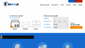 What Kurjerzy.pl website looked like in 2021 (3 years ago)