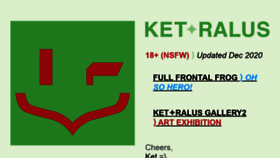 What Ket-ralus.com website looked like in 2021 (3 years ago)