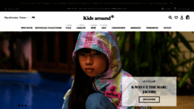 What Kidsaround.com website looked like in 2021 (3 years ago)