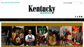 What Kentuckymonthly.com website looked like in 2021 (3 years ago)