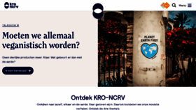 What Kro-ncrv.nl website looked like in 2021 (5 years ago)