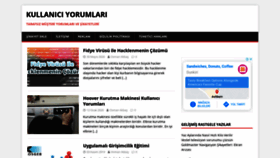 What Kullaniciyorumlari.org website looked like in 2021 (3 years ago)