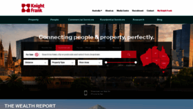 What Knightfrank.com.au website looked like in 2021 (3 years ago)