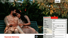 What Kaumudymatrimony.com website looked like in 2021 (3 years ago)