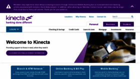 What Kinecta.org website looked like in 2021 (3 years ago)