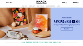 What Knackshops.com website looked like in 2021 (3 years ago)
