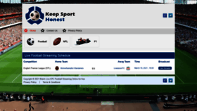 What Keepsporthonest.net website looked like in 2021 (3 years ago)