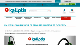 What Kaliptis.com website looked like in 2021 (3 years ago)