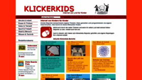 What Klickerkids.de website looked like in 2021 (3 years ago)