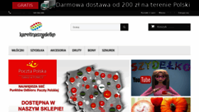 What Karolinaszydelko.pl website looked like in 2021 (3 years ago)