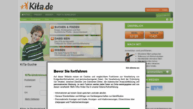 What Kita.de website looked like in 2021 (3 years ago)